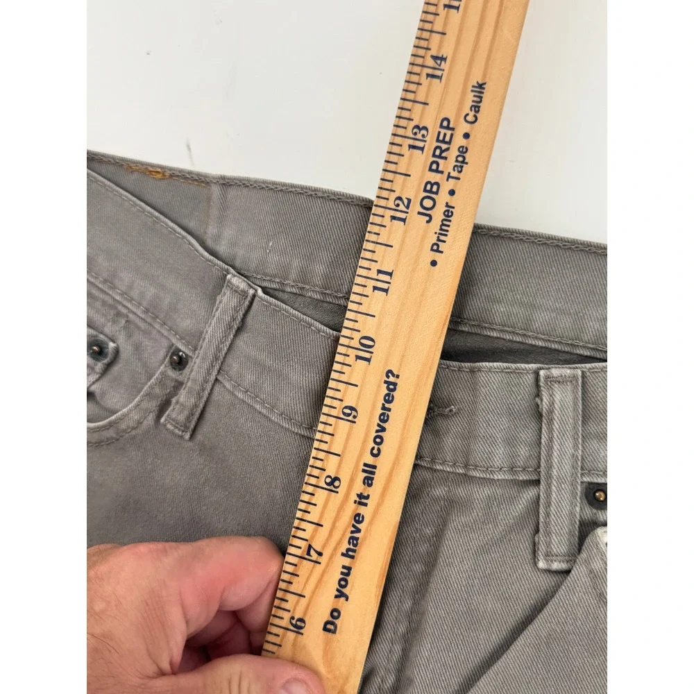 Levi's 513 Jeans 30x30 Slim Straight Pants Mens Grey Denim Jeans Casual Workwear